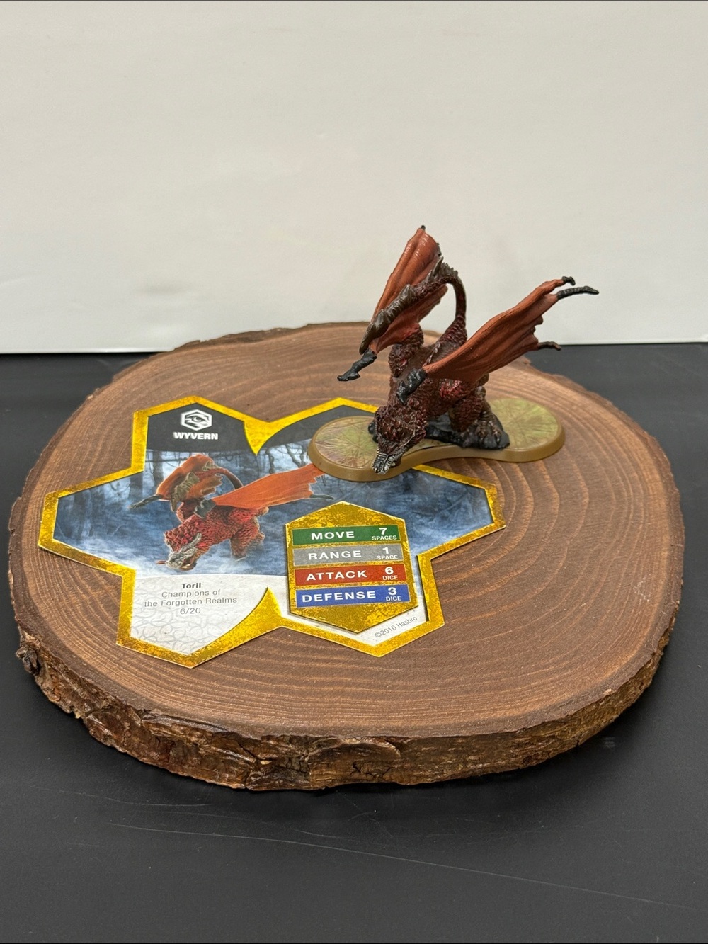 Heroscape Wyvern - Figure and Card (Champions of the Forgotten Realms)